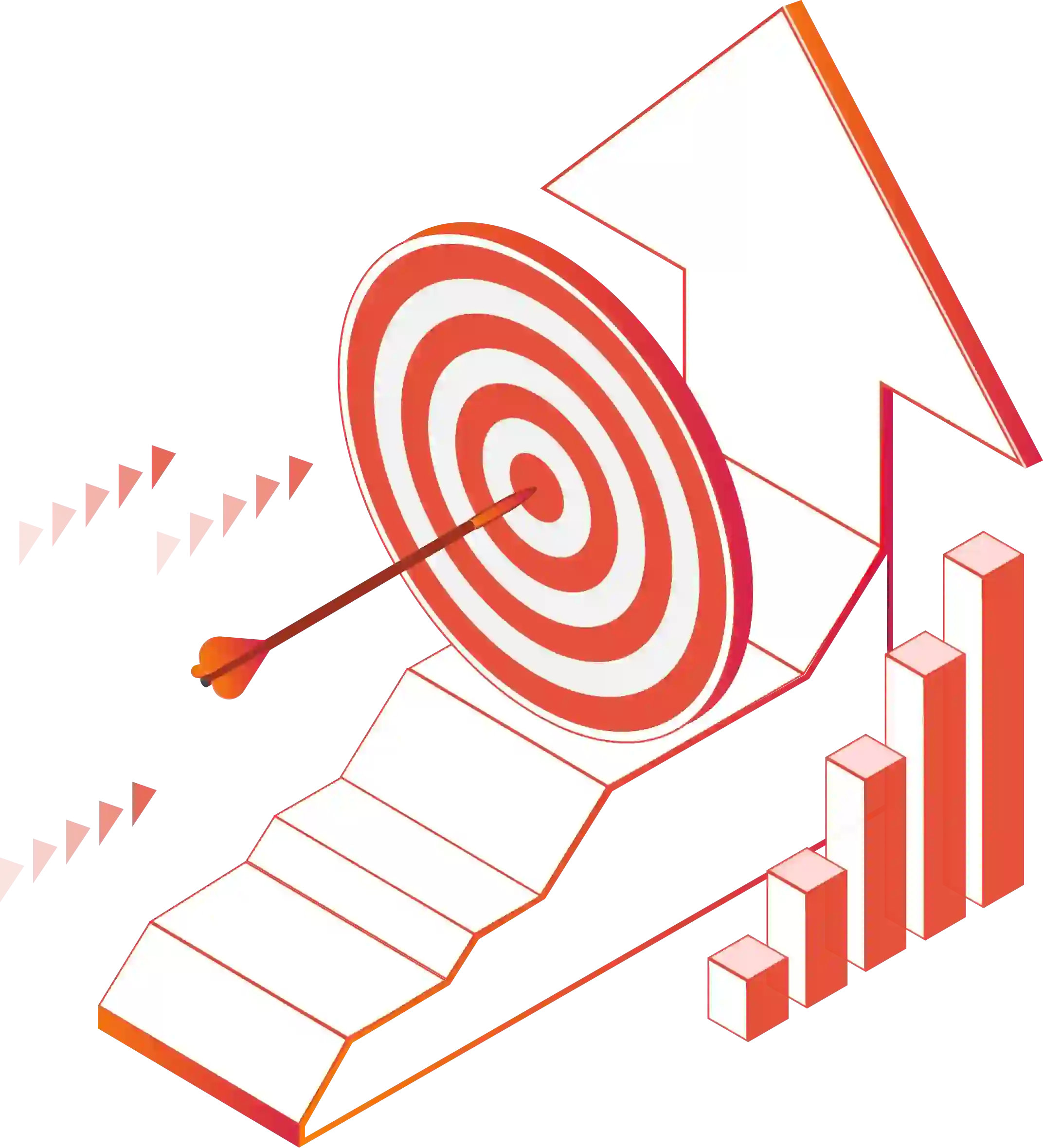 Results visualization showing target and metrics